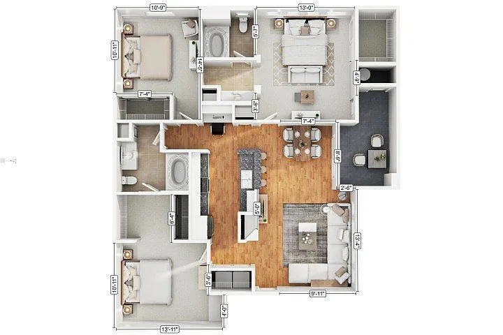 Floor plan 3A2