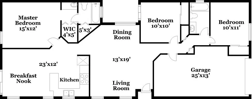 3 bed, 2.0 bath, 1403 sqft, $3,410 — Photo 2