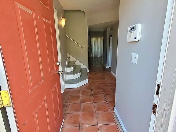 Entry and equipped with security system