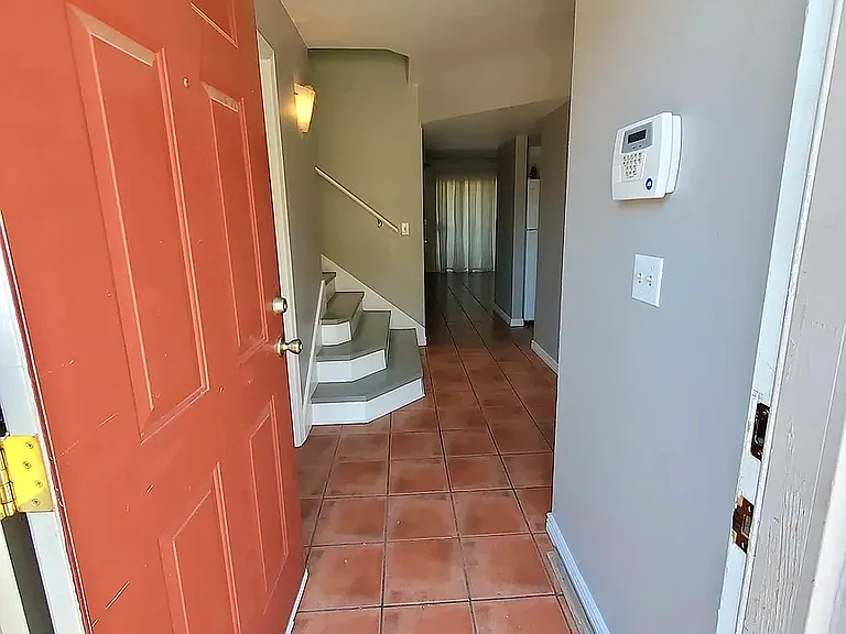 Entry and equipped with security system
