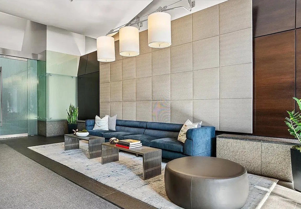 Newly renovated building entry with 24 hour doorman service - 240 E Illinois St #2309