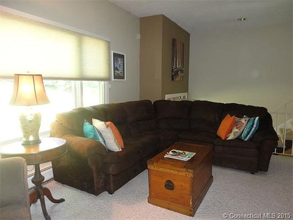 Living room with large window