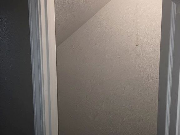 Spacious downstairs closet
