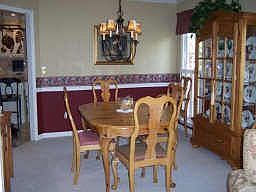 Elegant formal dining room