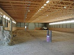 Indoor arena is well lit, great access and ready for you!