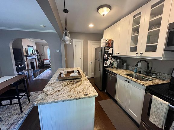 Kitchen Full view to LR and DR