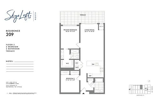 Floor plan 209