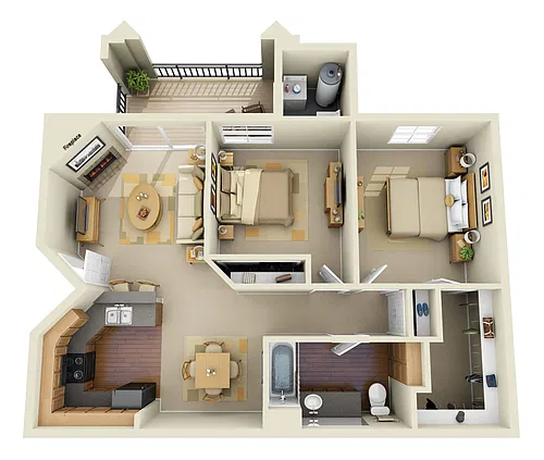 Floor plan B1