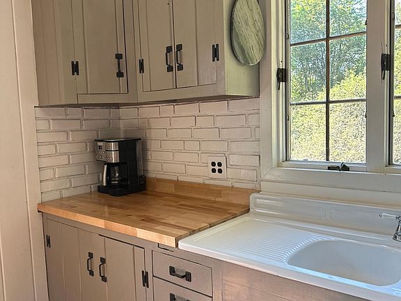 View of the kitchen.