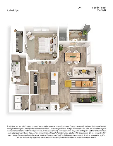 Floor plan A4 1X1