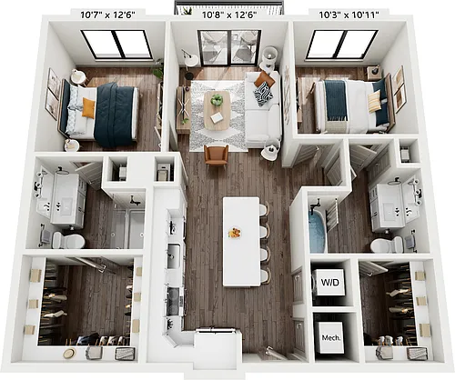 Floor plan B6