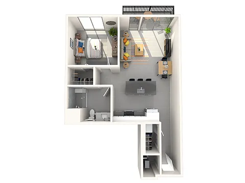 Floor plan AS4 - South Residence