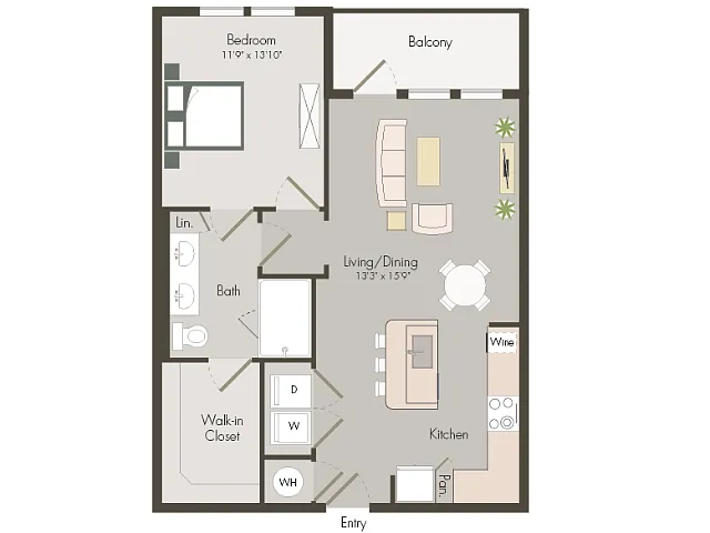 Floor plan A3B