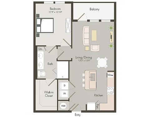 Floor plan A3B