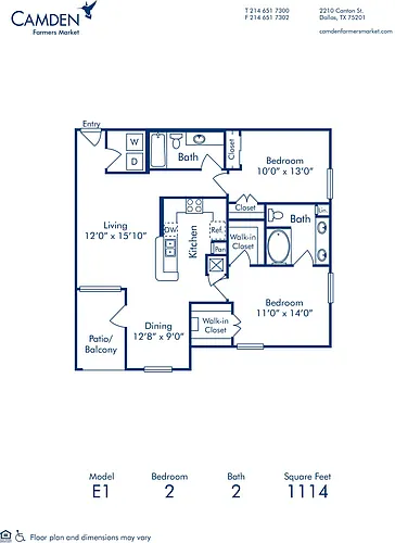 Floor plan E1