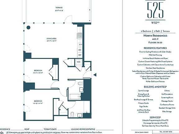 2nd image of 525 W 52nd St APT 20FN