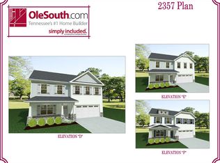 2357 Elevation DEF Plan, Woodruff Cove, Murfreesboro, TN 37128