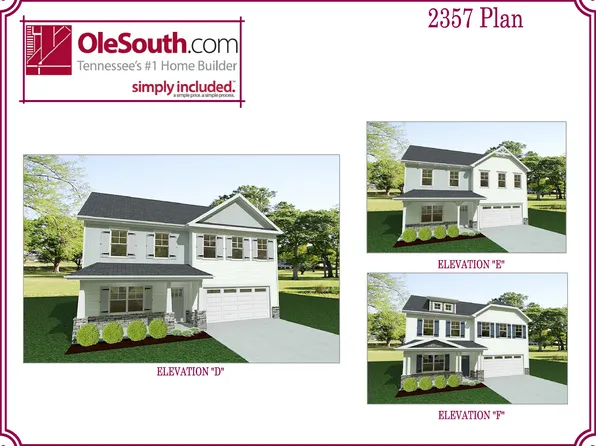 2357 Elevation DEF Plan, Woodruff Cove