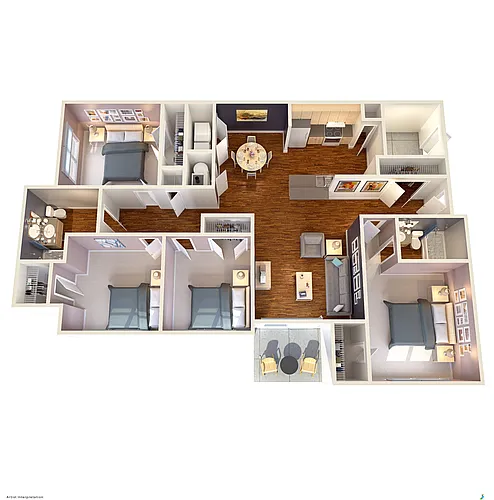 Floor plan D1