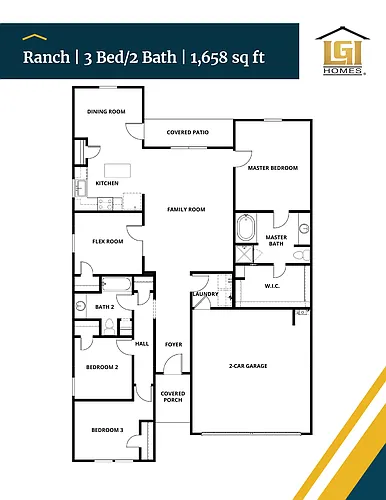 Floor plan Ranch