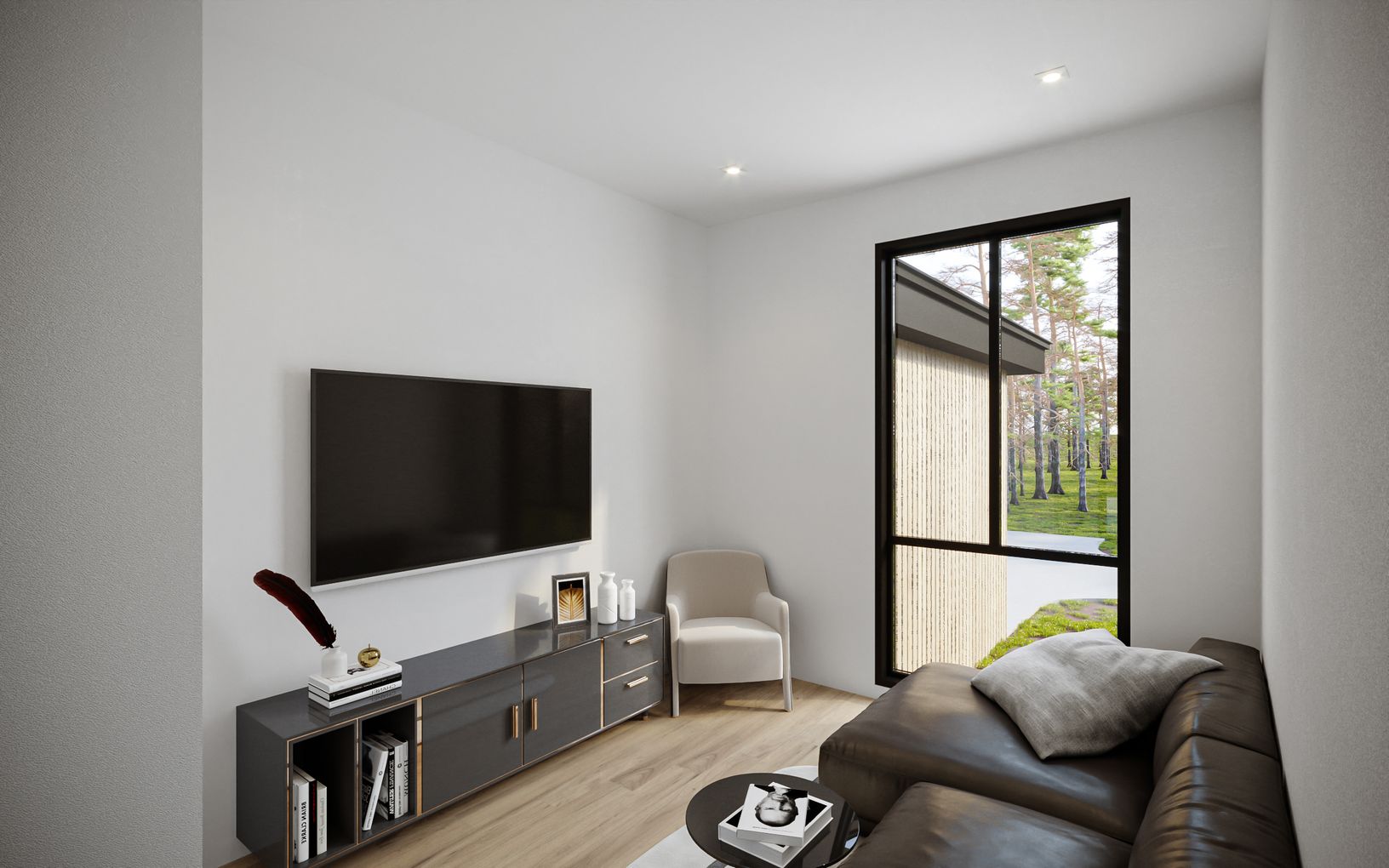  Office/Den-3D Rendering