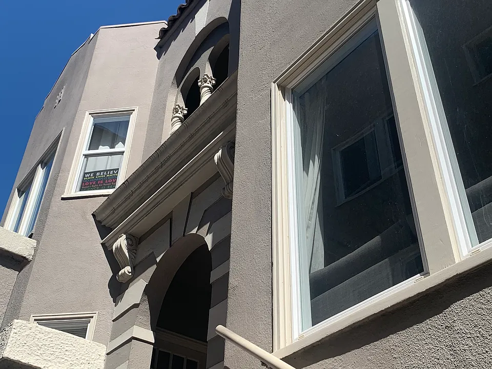 Front of building
