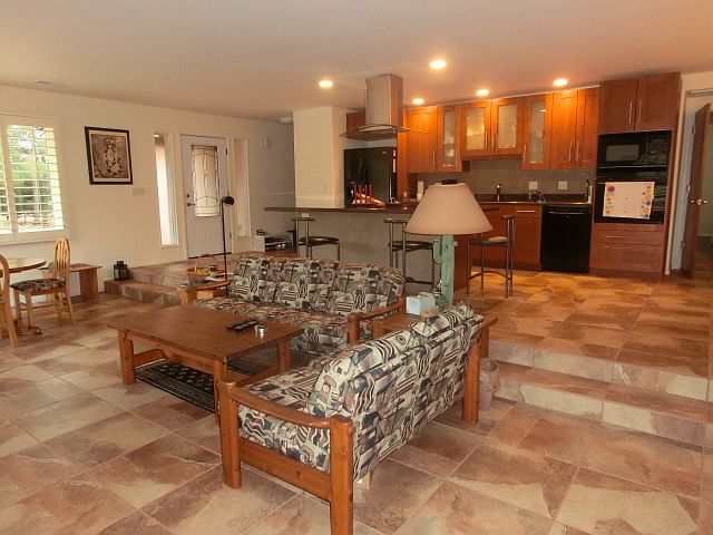 living, kitchen