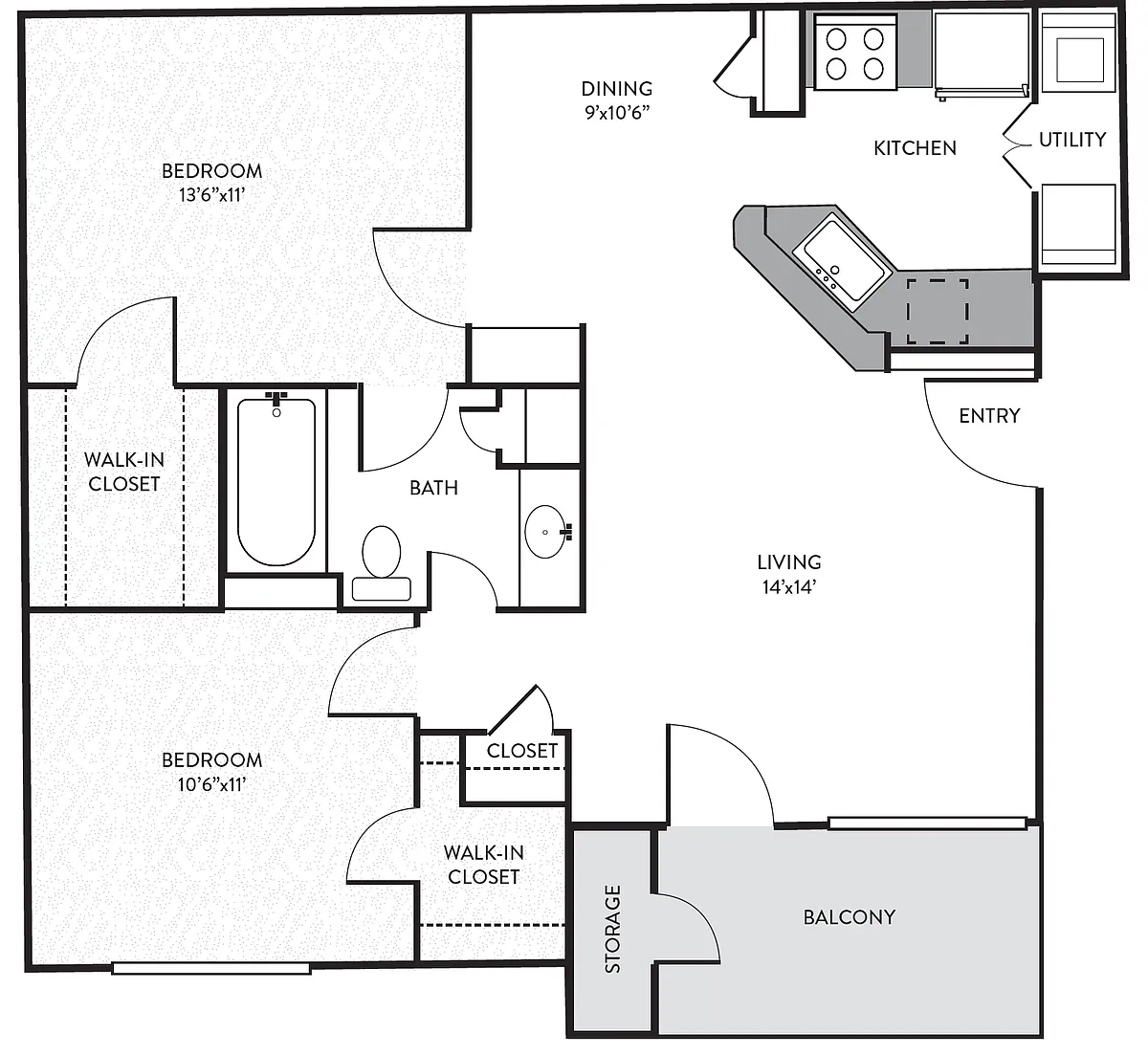 Floor plan B1R-LUXE