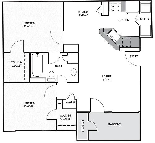Floor plan B1R-LUXE