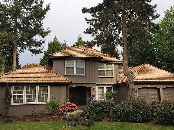 New cedar shake roof 2015