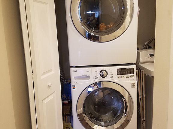 New front loading washer dry