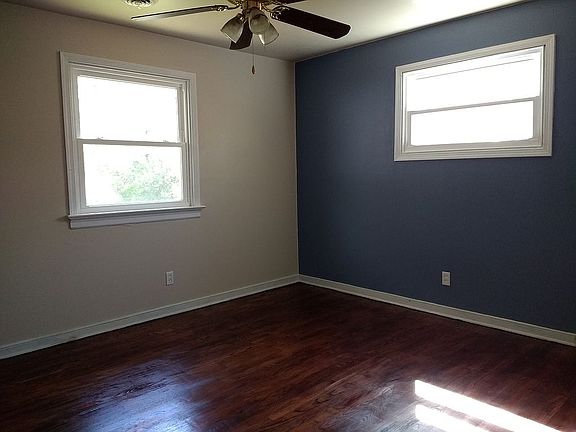 Hardwood sanded & stained