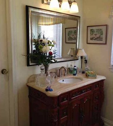 Vanity w/ stone top