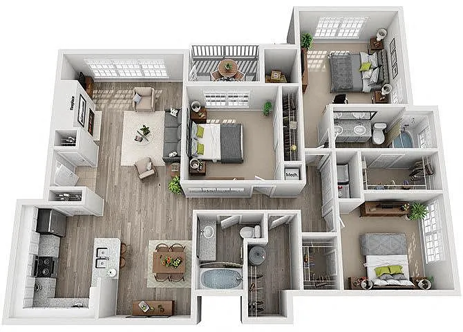 Floor plan C4