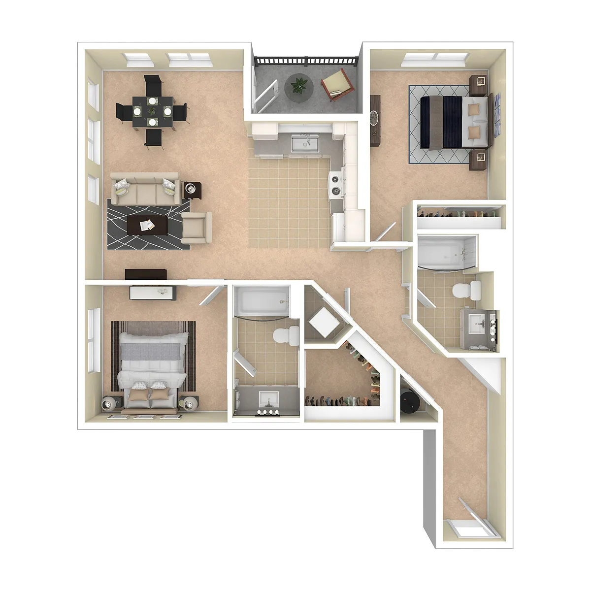 Floor plan B2