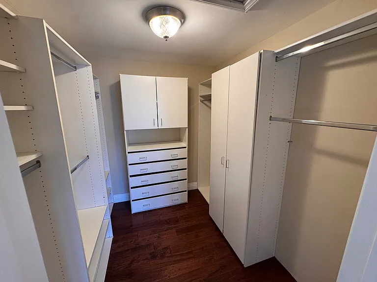 Primary closet