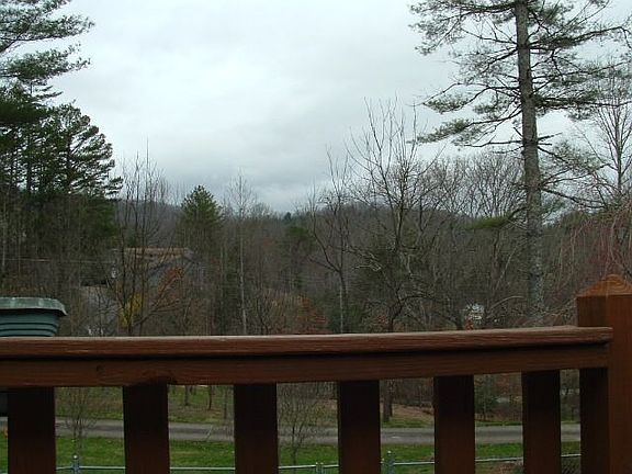 VIEW FROM BACK PORCH