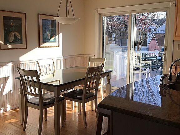 Morning sun in kitchen