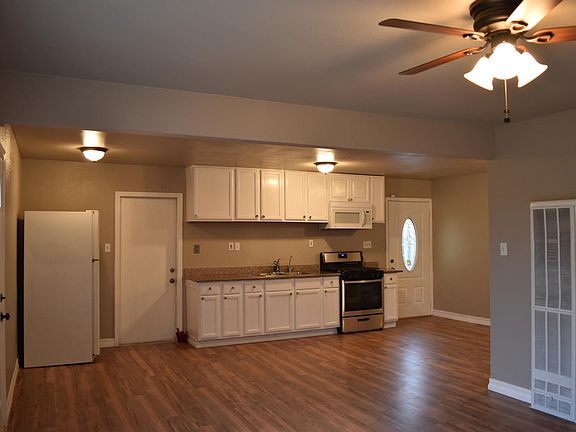 living room + kitchen