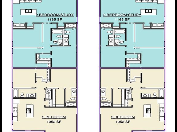 Four Plex floor plan
