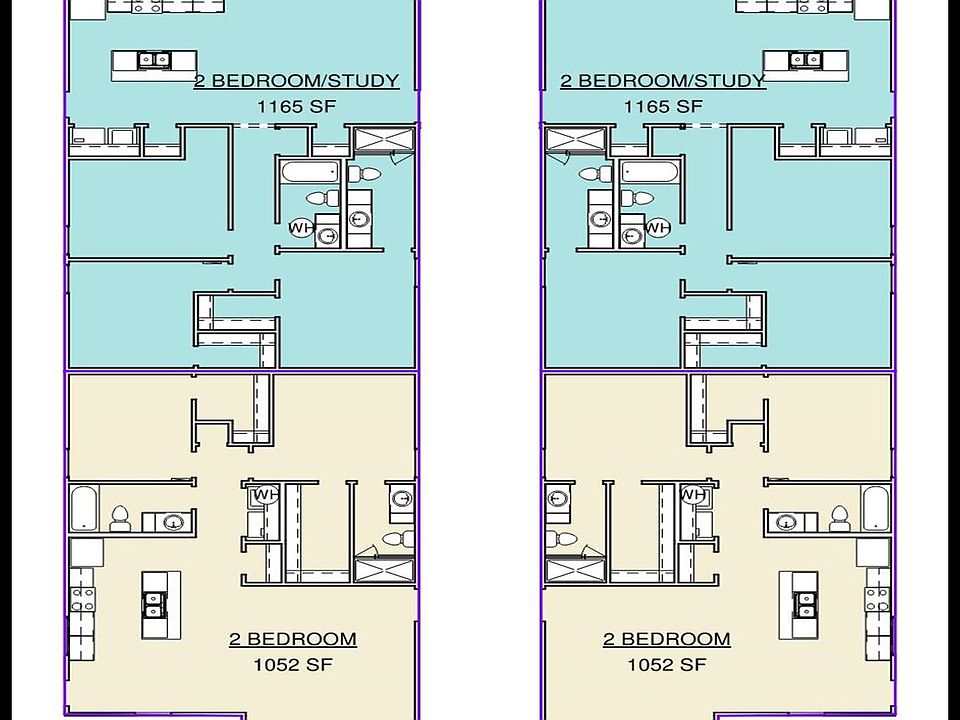 Four Plex floor plan
