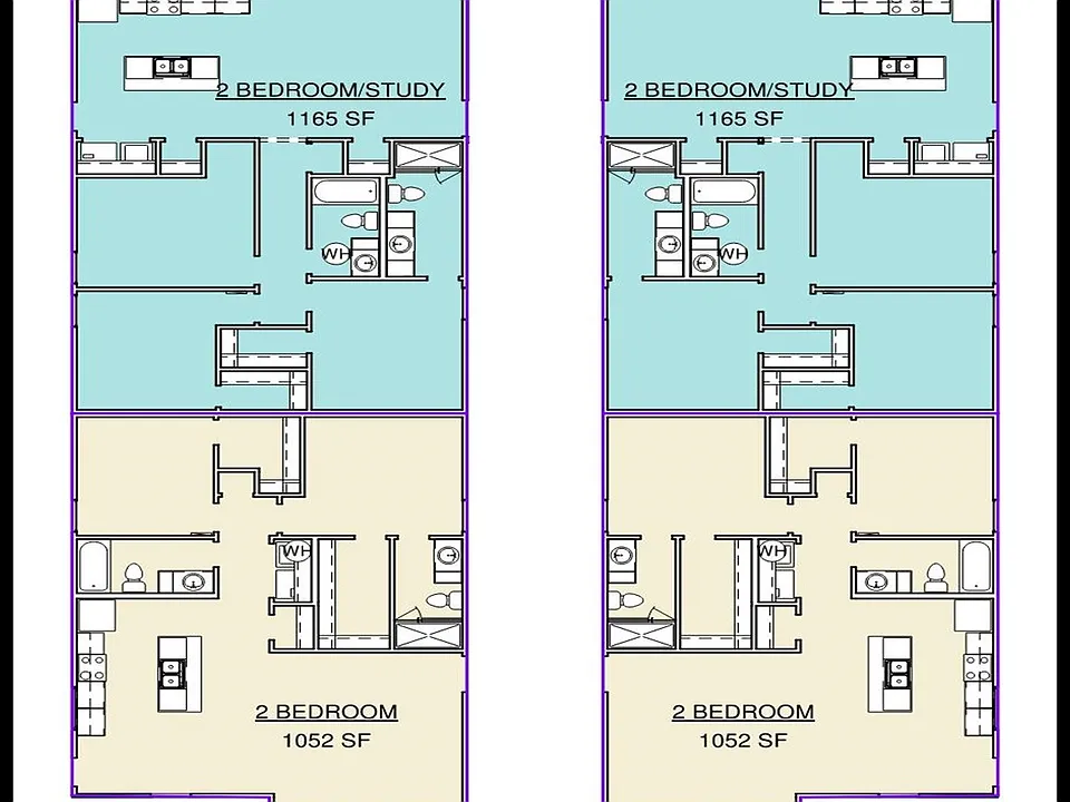 Four Plex floor plan