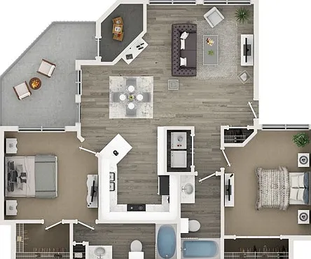 Two Bedroom Two Bath Floor Plan Two Bedroom Two Bath Floor Plan