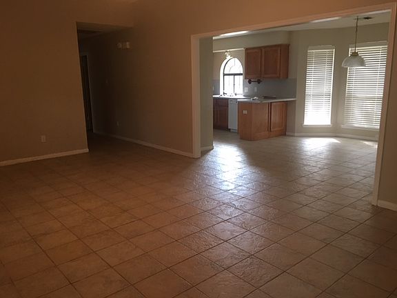 Living, dining, kitchen