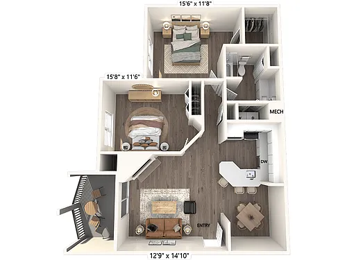 Floor plan B1
