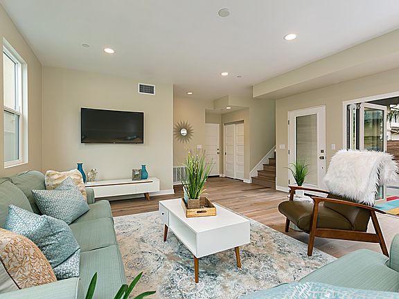 Living room- accordion doors