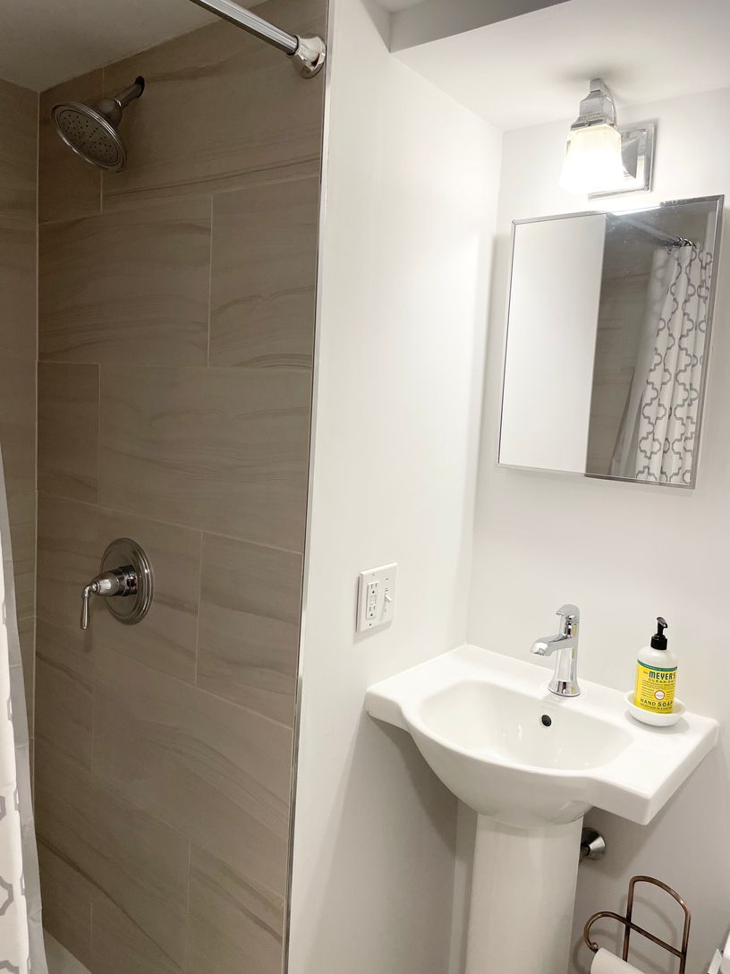 Downstairs Updated Guest Bathroom 