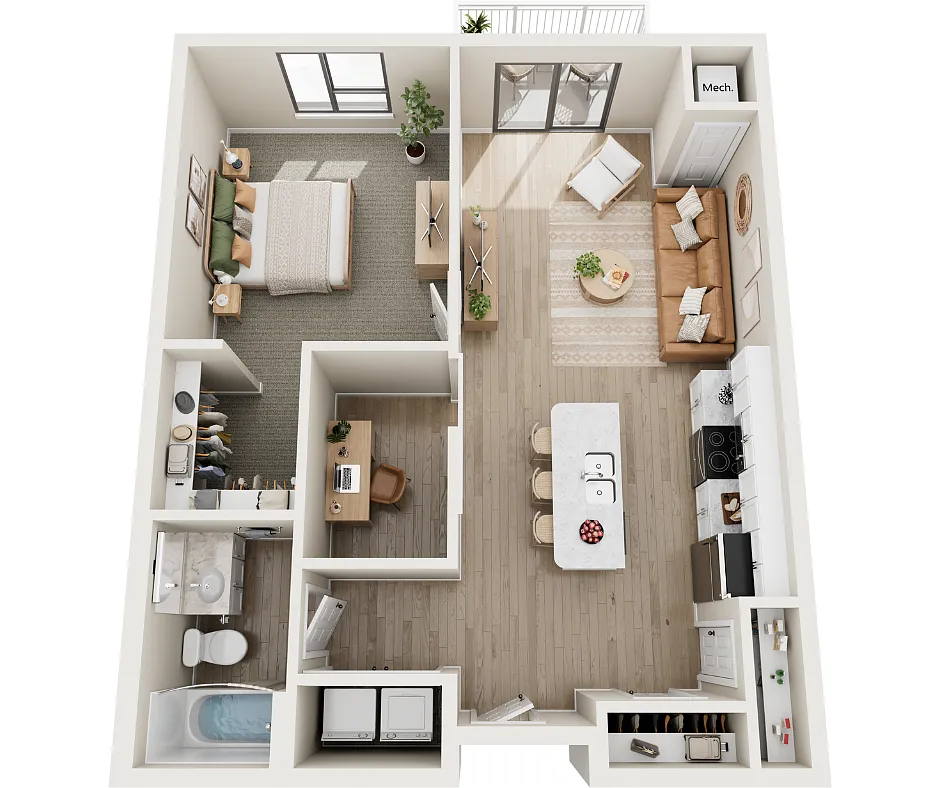 Floor plan Sierra (+ Den)