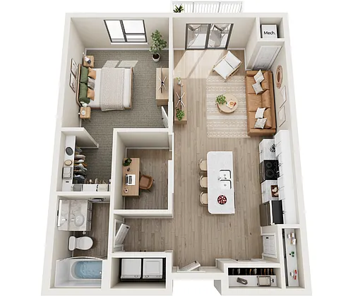 Floor plan Sierra (+ Den)