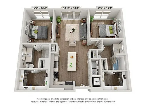 Floor plan B1